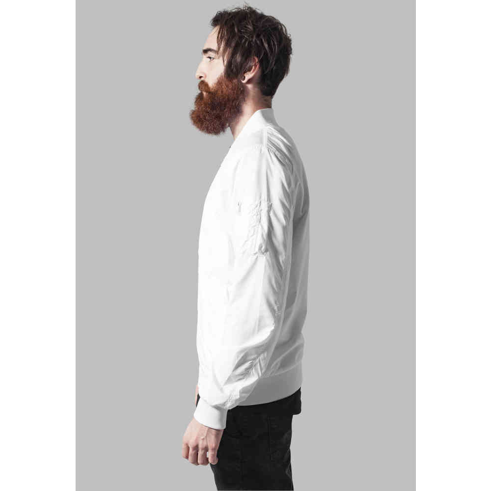 Urban Classics Urban Classics Bomber jacket Light White Urban Classics Urban Classics Bomber jacket Light White